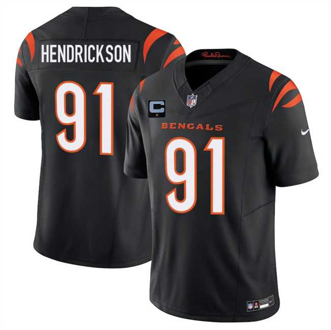 Men's Cincinnati Bengals #91 Trey Hendrickson Black 2025 F.U.S.E. With 1-Star C Patch Vapor Untouchable Limited Stitched Jersey Dzhi,We sell and wholesale Men's Cincinnati Bengals #91 Trey Hendrickson Black 2025 F.U.S.E. With 1-Star C Patch Vapor Untouchable Limited Stitched Jersey Dzhi on line form chian!