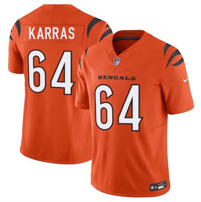 Men's Cincinnati Bengals #64 Ted Karras Orange 2025 F.U.S.E. Vapor Untouchable Limited Stitched Jersey Dzhi,We sell and wholesale Men's Cincinnati Bengals #64 Ted Karras Orange 2025 F.U.S.E. Vapor Untouchable Limited Stitched Jersey Dzhi on line form chian!
