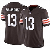 Men's Cleveland Browns #13 Corey Bojorquez Brown F.U.S.E. Vapor Limited Stitched Jersey Dzhi,baseball caps,new era cap wholesale,wholesale hats