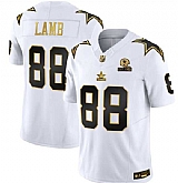 Men's Dallas Cowboys #88 CeeDee Lamb White Gold F.U.S.E. With Established In 1960 Patch Vapor Limited Stitched Jersey Dyin Dyin,baseball caps,new era cap wholesale,wholesale hats