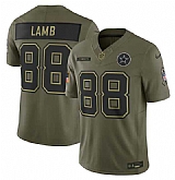 Men's Dallas Cowboys #88 CeeDee Lamb Olive 2025 Salute to Service Limited Stitched Jersey Dyin,baseball caps,new era cap wholesale,wholesale hats