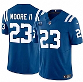 Men's Indianapolis Colts #23 Kenny Moore II Blue 2025 F.U.S.E. With 4-Star C Patch Vapor Limited Stitched Jersey Dzhi,baseball caps,new era cap wholesale,wholesale hats