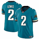 Men's Jacksonville Jaguars #2 Jourdan Lewis Teal 2025 F.U.S.E. Prowler Throwback Vapor Limited Stitched Jersey Dzhi,baseball caps,new era cap wholesale,wholesale hats