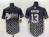 Men's Las Vegas Raiders #13 Hunter Renfrow Black Limited Stitched Baseball Jersey,baseball caps,new era cap wholesale,wholesale hats