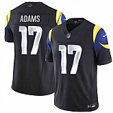 Men's Los Angeles Rams #17 Davante Adams Black 2025 F.U.S.E. 'Rivalries' Vapor Limited Stitched Jersey Dzhi,baseball caps,new era cap wholesale,wholesale hats