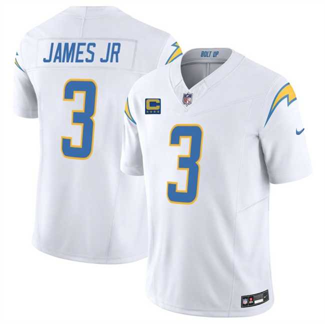 Men's Los Angeles Chargers #3 Derwin James JR White 2025 F.U.S.E With 4-Star C Patch Vapor Limited Stitched Jersey Dzhi,We sell and wholesale Men's Los Angeles Chargers #3 Derwin James JR White 2025 F.U.S.E With 4-Star C Patch Vapor Limited Stitched Jersey Dzhi on line form chian!