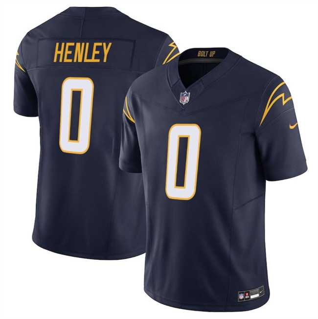 Men's Los Angeles Chargers #0 Daiyan Henley Navy 2025 F.U.S.E Vapor Limited Stitched Jersey Dzhi,We sell and wholesale Men's Los Angeles Chargers #0 Daiyan Henley Navy 2025 F.U.S.E Vapor Limited Stitched Jersey Dzhi on line form chian!