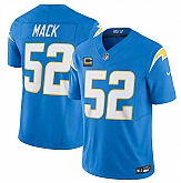 Men's Los Angeles Chargers #52 Khalil Mack Blue 2025 F.U.S.E With 4-Star C Patch Vapor Limited Stitched Jersey Dzhi,baseball caps,new era cap wholesale,wholesale hats