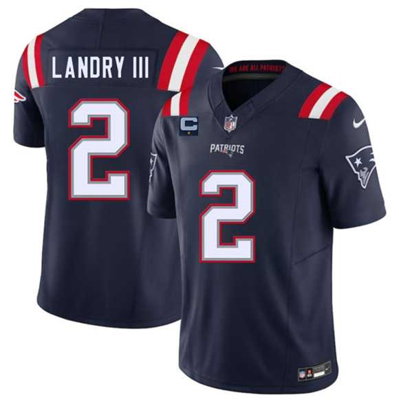 Men's New England Patriots #2 Harold Landry III Navy 2025 F.U.S.E. With 1-Star C Patch Vapor Limited Stitched Jersey Dzhi,We sell and wholesale Men's New England Patriots #2 Harold Landry III Navy 2025 F.U.S.E. With 1-Star C Patch Vapor Limited Stitched Jersey Dzhi on line form chian!