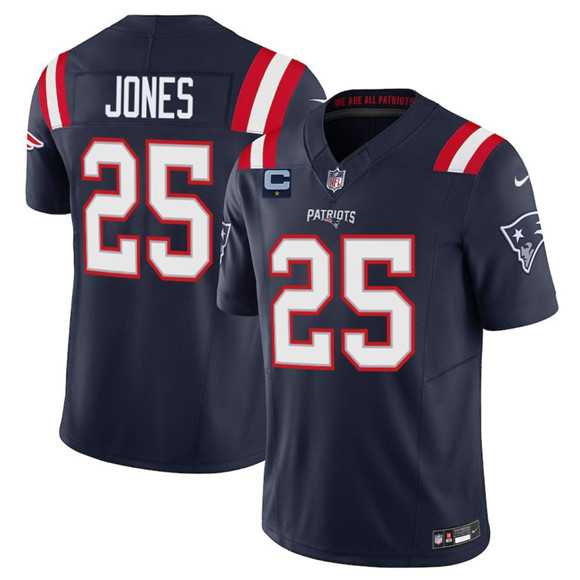 Men's New England Patriots #25 Marcus Jones Navy 2025 F.U.S.E. With 1-Star C Patch Vapor Limited Stitched Jersey Dzhi,We sell and wholesale Men's New England Patriots #25 Marcus Jones Navy 2025 F.U.S.E. With 1-Star C Patch Vapor Limited Stitched Jersey Dzhi on line form chian!