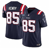 Men's New England Patriots #85 Hunter Henry Navy 2025 F.U.S.E. With 4-Star C Patch Vapor Limited Stitched Jersey Dzhi,baseball caps,new era cap wholesale,wholesale hats
