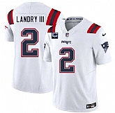 Men's New England Patriots #2 Harold Landry III White 2025 F.U.S.E. With 1-Star C Patch Vapor Limited Stitched Jersey Dzhi,baseball caps,new era cap wholesale,wholesale hats