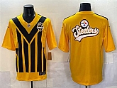 Men's Pittsburgh Steelers Team Big Logo Gold 1933 Throwback Alternate Stitched Jersey,baseball caps,new era cap wholesale,wholesale hats