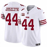 Men's San Francisco 49ers #44 Kyle Juszczyk White 2025 F.U.S.E. With 2-Star C Patch Vapor Untouchable Limited Stitched Jersey Dzhi,baseball caps,new era cap wholesale,wholesale hats