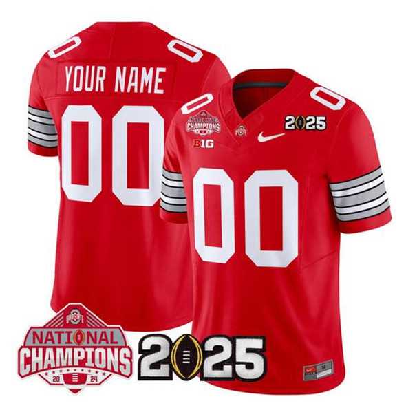 Men's Ohio State Buckeyes Active Player Custom Red 2025 CFP Final With National Champions Patch F.U.S.E. Vapor Limited Stitched Jersey,We sell and wholesale Men's Ohio State Buckeyes Active Player Custom Red 2025 CFP Final With National Champions Patch F.U.S.E. Vapor Limited Stitched Jersey on line form chian!