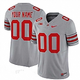 Men's Ohio State Buckeyes Active Player Custom Grey  F.U.S.E. Vapor Limited Stitched Football Jersey,baseball caps,new era cap wholesale,wholesale hats