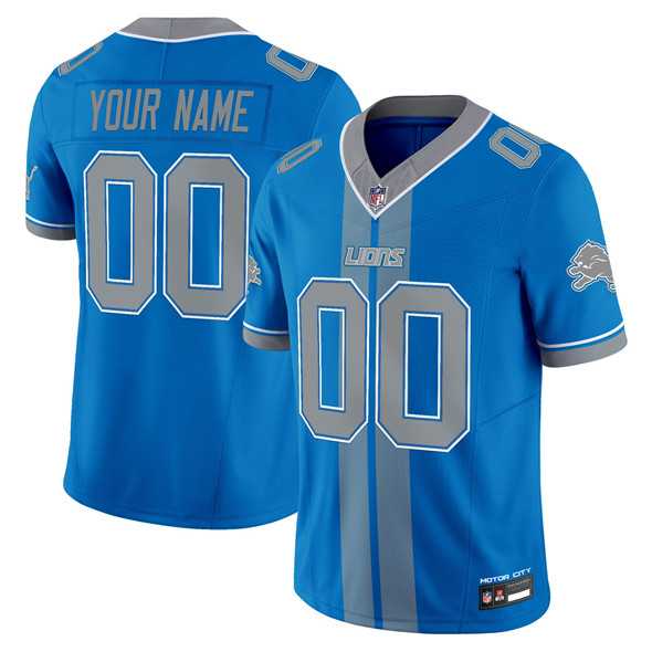 Men's Detroit Lions Customized Blue 2025 F.U.S.E. 'Motor City Racing Edition' Vapor Limited Stitched Jersey,We sell and wholesale Men's Detroit Lions Customized Blue 2025 F.U.S.E. 'Motor City Racing Edition' Vapor Limited Stitched Jersey on line form chian!