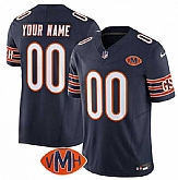 Men's Chicago Bears Active Player Custom Navy 2025 F.U.S.E. With VMH Patch Vapor Untouchable Limited Football Stitched Jersey,baseball caps,new era cap wholesale,wholesale hats