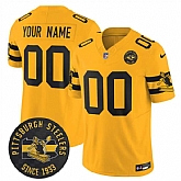 Men's Pittsburgh Steelers Throwback 1933 Patch yellow Vapor Limited All Stitched Jersey,baseball caps,new era cap wholesale,wholesale hats