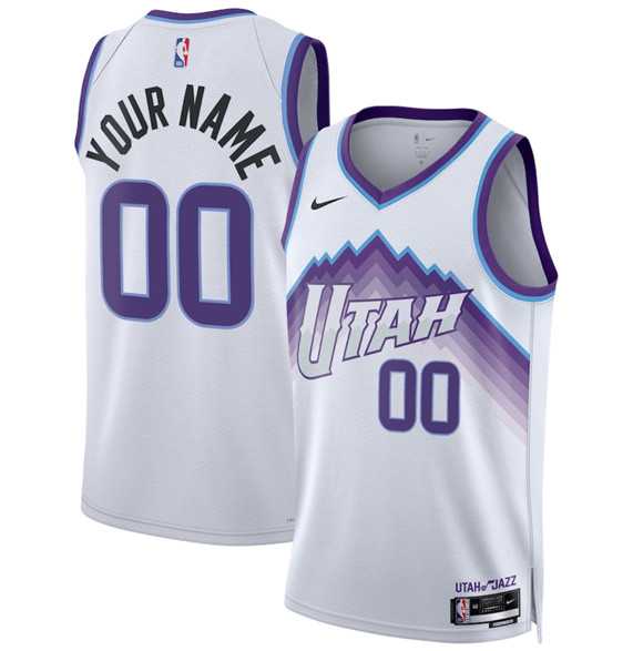 Men's Utah Jazz Active Player Custom White 2025 Association Edition Stitched Basketball Jersey,We sell and wholesale Men's Utah Jazz Active Player Custom White 2025 Association Edition Stitched Basketball Jersey on line form chian!