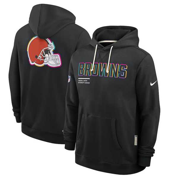 Men's Cleveland Browns Black 2025 Crucial Catch Dri-FIT Hoodie,We sell and wholesale Men's Cleveland Browns Black 2025 Crucial Catch Dri-FIT Hoodie on line form chian!