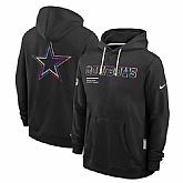 Men's Dallas Cowboys Black 2025 Crucial Catch Dri-FIT Hoodie,baseball caps,new era cap wholesale,wholesale hats