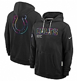 Men's Indianapolis Colts Black 2025 Crucial Catch Dri-FIT Hoodie,baseball caps,new era cap wholesale,wholesale hats