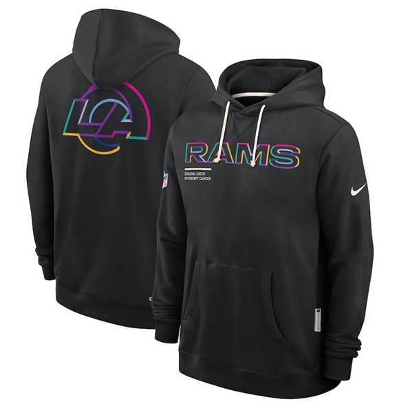 Men's Los Angeles Rams Black 2025 Crucial Catch Dri-FIT Hoodie,We sell and wholesale Men's Los Angeles Rams Black 2025 Crucial Catch Dri-FIT Hoodie on line form chian!