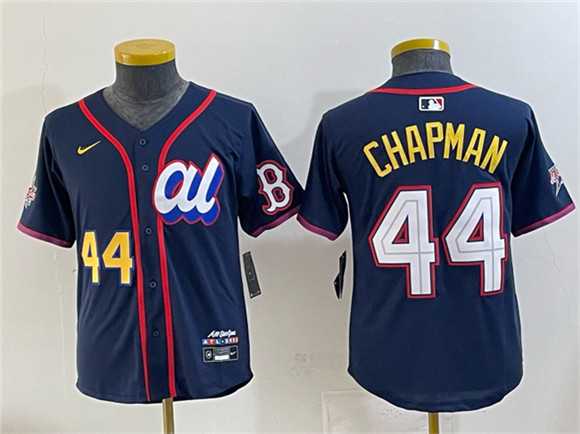 Youth American League #44 Aroldis Chapman Navy 2025 All-Star Edition Limited Stitched Jersey,We sell and wholesale Youth American League #44 Aroldis Chapman Navy 2025 All-Star Edition Limited Stitched Jersey on line form chian!
