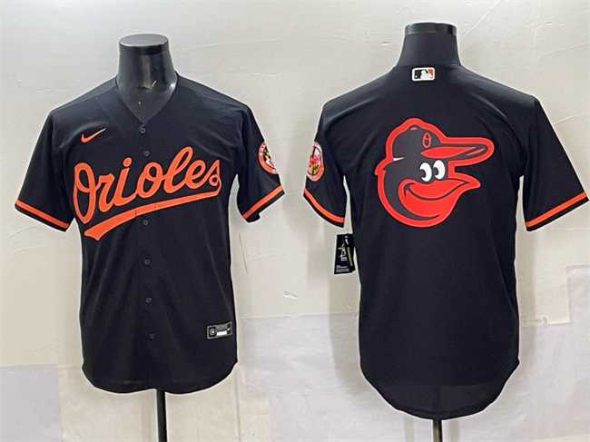 Men's Baltimore Orioles Black Team Big Logo Cool Base Stitched Jersey,We sell and wholesale Men's Baltimore Orioles Black Team Big Logo Cool Base Stitched Jersey on line form chian!