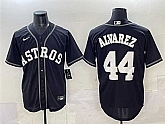 Men's Houston Astros #44 Yordan Alvarez Black Lights Out Limited Stitched Jersey,baseball caps,new era cap wholesale,wholesale hats