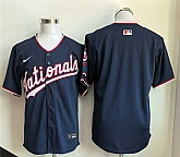 Men's Washington Nationals Blank Navy Stitched Jersey,baseball caps,new era cap wholesale,wholesale hats