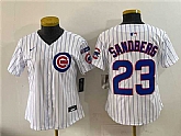 Youth Chicago Cubs #23 Ryne Sandberg White Pinstripe 'Ryne Sandberg Tribute' Vapor Limited V3 Stitched Jersey,baseball caps,new era cap wholesale,wholesale hats