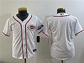 Youth Cincinnati Reds Blank White 2025 Speedway Classic Stitched Jersey,baseball caps,new era cap wholesale,wholesale hats