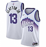 Men's Utah Jazz #13 Walter Clayton Jr. White 2025 Association Edition Stitched Jersey Dzhi,baseball caps,new era cap wholesale,wholesale hats