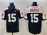 Men's Nebraska Cornhuskers #15 Dylan Raiola Black Alternate 2024 F.U.S.E. With Patch Vapor Limited Stitched Football Jersey,baseball caps,new era cap wholesale,wholesale hats