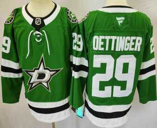 Men's Dallas Stars #29 Jake Oettinger Green Authentic Jersey,We sell and wholesale Men's Dallas Stars #29 Jake Oettinger Green Authentic Jersey on line form chian!