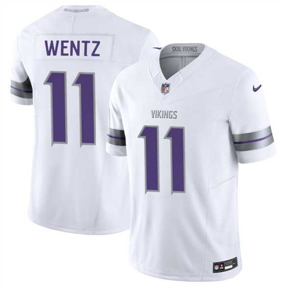 Men's Minnesota Vikings #11 Carson Wentz White 2025 F.U.S.E. Winter Warrior Limited Stitched Jersey Dzhi,We sell and wholesale Men's Minnesota Vikings #11 Carson Wentz White 2025 F.U.S.E. Winter Warrior Limited Stitched Jersey Dzhi on line form chian!