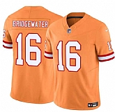 Men's Tampa Bay Buccaneers #16 Teddy Bridgewater Orange F.U.S.E. Throwback Limited Stitched Jersey Dzhi,baseball caps,new era cap wholesale,wholesale hats