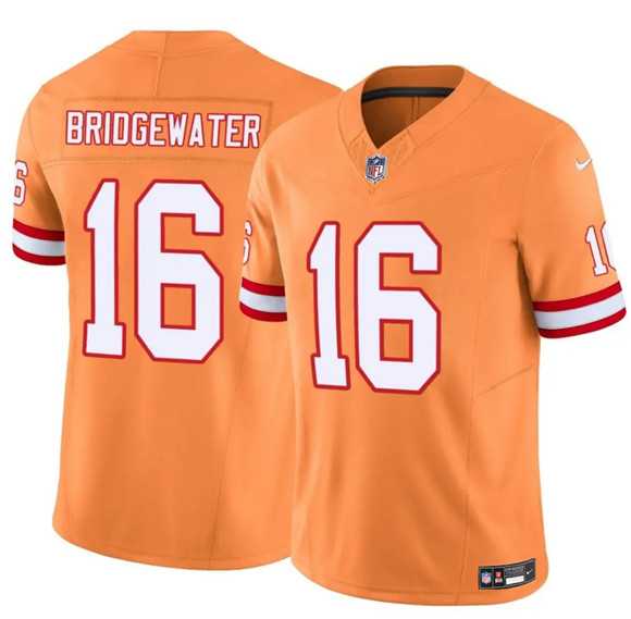 Men's Tampa Bay Buccaneers #16 Teddy Bridgewater Orange F.U.S.E. Throwback Limited Stitched Jersey Dzhi,We sell and wholesale Men's Tampa Bay Buccaneers #16 Teddy Bridgewater Orange F.U.S.E. Throwback Limited Stitched Jersey Dzhi on line form chian!