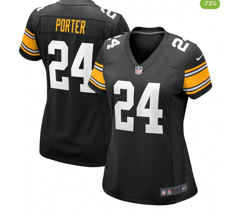 Women's Pittsburgh Steelers #24 Joey Porter Jr. Black Stitched Game Jersey Dzhi,We sell and wholesale Women's Pittsburgh Steelers #24 Joey Porter Jr. Black Stitched Game Jersey Dzhi on line form chian!