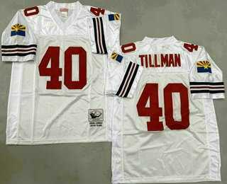 Men's Arizona Cardinals #40 Pat Tillman White Throwback Jersey,We sell and wholesale Men's Arizona Cardinals #40 Pat Tillman White Throwback Jersey on line form chian!