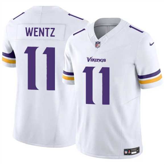 Men & Women & Youth Minnesota Vikings #11 Carson Wentz White 2025 F.U.S.E. Vapor Untouchable Limited Stitched Jersey,We sell and wholesale Men & Women & Youth Minnesota Vikings #11 Carson Wentz White 2025 F.U.S.E. Vapor Untouchable Limited Stitched Jersey on line form chian!