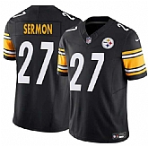 Men & Women & Youth Pittsburgh Steelers #27 Trey Sermon Black 2025 F.U.S.E. Vapor Untouchable Limited Stitched Jersey,baseball caps,new era cap wholesale,wholesale hats