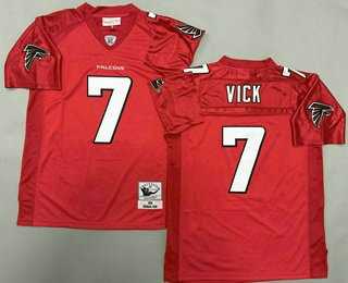 Men's Atlanta Falcons #7 Michael Vick Red 2003 Throwback Jersey,We sell and wholesale Men's Atlanta Falcons #7 Michael Vick Red 2003 Throwback Jersey on line form chian!