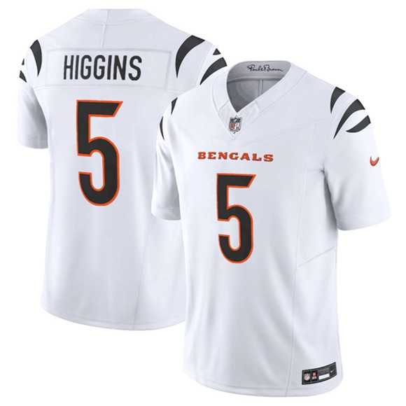 Men & Women & Youth Cincinnati Bengals #5 Tee Higgins White F.U.S.E. Vapor Untouchable Limited Stitched Jersey,We sell and wholesale Men & Women & Youth Cincinnati Bengals #5 Tee Higgins White F.U.S.E. Vapor Untouchable Limited Stitched Jersey on line form chian!