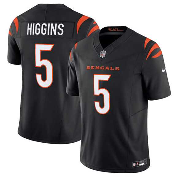 Men & Women & Youth Cincinnati Bengals #5 Tee Higgins Black F.U.S.E. Vapor Untouchable Limited Stitched Jersey,We sell and wholesale Men & Women & Youth Cincinnati Bengals #5 Tee Higgins Black F.U.S.E. Vapor Untouchable Limited Stitched Jersey on line form chian!