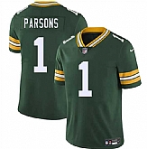 Men & Women & Youth Green Bay Packers #1 Micah Parsons Green 2025 Vapor Untouchable Limited Stitched Jersey,baseball caps,new era cap wholesale,wholesale hats