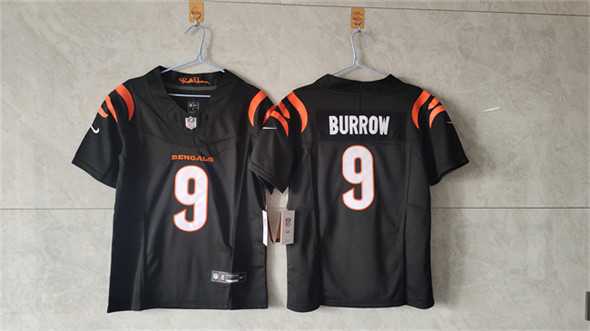 Women's Cincinnati Bengals #9 Joe Burrow Black F.U.S.E. Vapor Stitched Jersey,We sell and wholesale Women's Cincinnati Bengals #9 Joe Burrow Black F.U.S.E. Vapor Stitched Jersey on line form chian!
