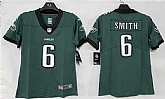 Women's Philadelphia Eagles #6 DeVonta Smith Green New Vapor Untouchable Limited Stitched Jersey,baseball caps,new era cap wholesale,wholesale hats